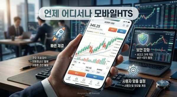 해외선물 모바일HTS 시세 지연 없는 실체결 앱 선택 기준