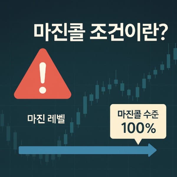 마진콜 조건과 강제청산 차이