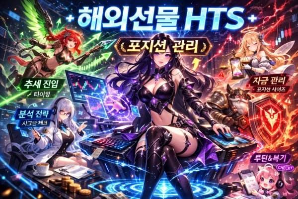해외선물HTS 포지션 종결! 진입 청산 3단계 가이드