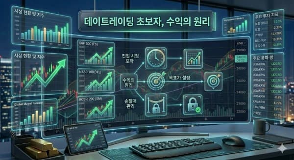 해외선물 데이트레이딩, 초보자가 수익을 내는 확실한 투자 환경 조성법
