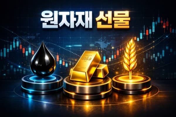 원자재 선물 기초: 3대 핵심 종목 완벽 비교