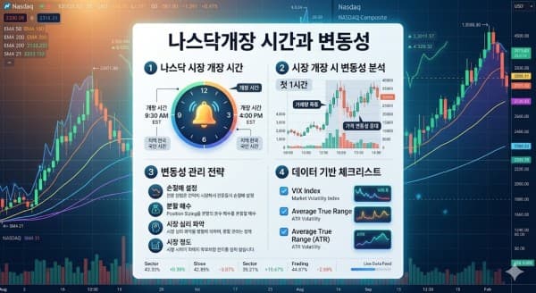 나스닥개장 변동성 대응법: 실전 매매 전략과 안전한 대여업체 선택 기준