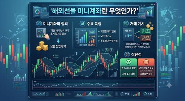 해외선물 미니계좌 개설과 안전한 대여업체 선택 체크리스트
