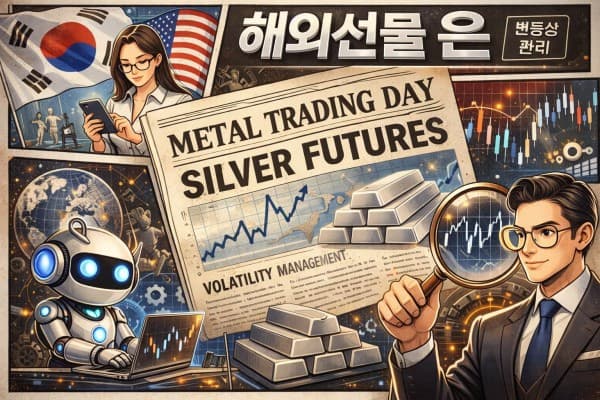 해외선물 은 변동성 끝판왕! 금보다 2배 화끈한 3분 정리