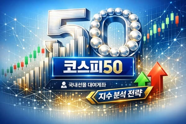 국내선물 대여계좌 실전, 코스피50 3대 핵심