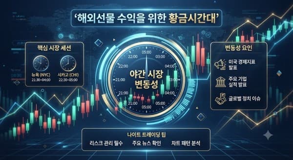 실패 없는 해외선물 수익 전략, 황금시간 공략과 안전한 매매법