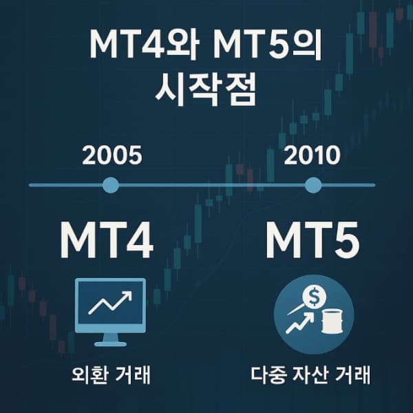 MT4 MT5 차이점 총정리