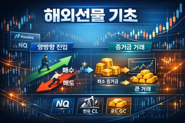 해외선물 기초: 해외선물 뜻과 필수 개념 3가지