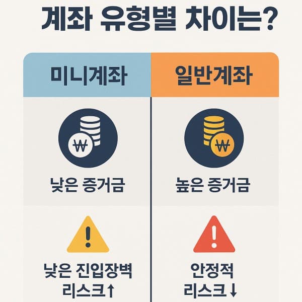 해외선물 계좌유형 비교 가이드