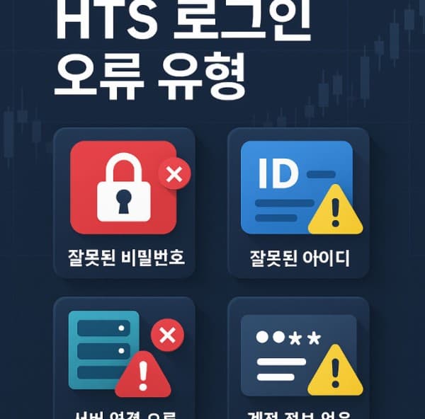 HTS 로그인 오류 원인별 해결법