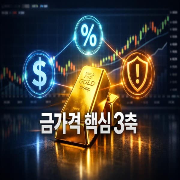 금 가격 금시세 전망, 뉴스보다 빠른 3가지 필수 지표