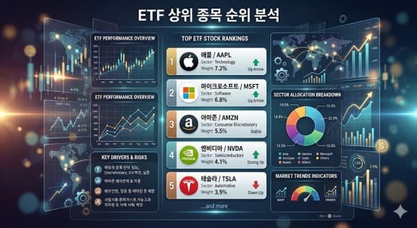 ETF 상위 종목 순위 분석, 단순 수익률보다 중요한 실전 리스크 관리 팁