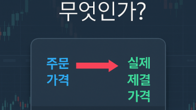 슬리피지 뜻과 영향 총정리