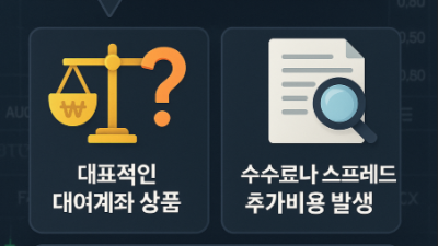 숨은 비용 대여계좌 체크포인트