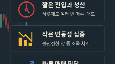 해외선물 단타 슬리피지 관리법
