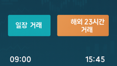 국내선물 해외선물 차이 핵심정리