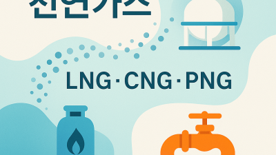 천연가스 개념부터 3종 비교: LNG·CNG·PNG 구조 분석