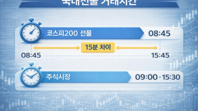 국내선물 시간대 야간장 현실과 실전 대안