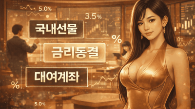 국내선물대여계좌 꿀팁! 금리동결 대응 4대 루틴