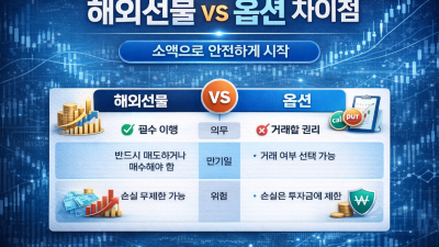 해외선물 옵션 차이: 증거금 낮춘 미니계좌 전략