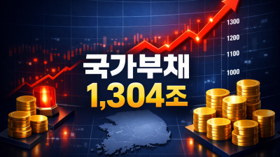 한국 국가부채 1300조 실상: IMF 경고와 2026 재정 전망