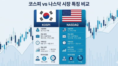 코스피 나스닥 차이 분석 및 안전한 소액투자 비법 정립