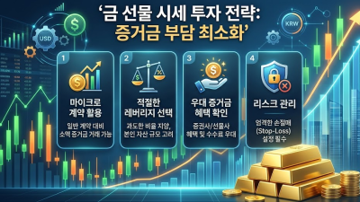 금 선물 시세 전망: 소액 거래 방법 및 증거금 총정리