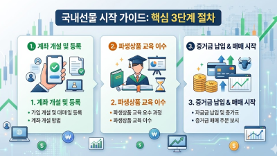 국내선물 하는법 증거금 및 사전교육 면제 팁 정리