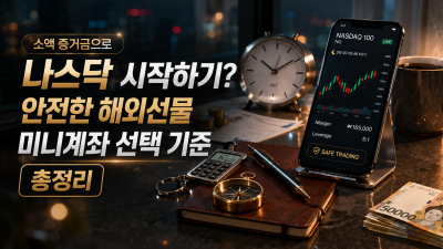 소액 증거금으로 나스닥 시작하기? 안전한 해외선물미니계좌 선택 기준 총정리