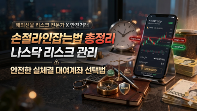 손절라인잡는법 총정리 나스닥 리스크 관리 및 안전한 실체결 대여계좌 선택법