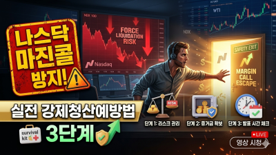 나스닥 마진콜 방지! 실전 강제청산예방법 3단계와 미니계좌 증거금 활용 팁