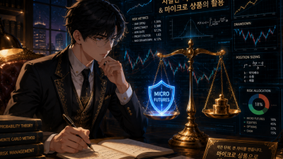 해외선물차트 분석, 볼린저 밴드와 정규분포를 활용한 통계적 매매법