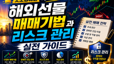 굿모닝해선이 알려주는 해외선물매매기법과 리스크 관리 실전 가이드