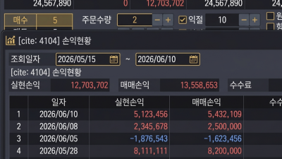 3년차 해외선물 미니계좌 수익 부끄럽지만 공개합니다..