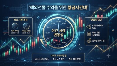 실패 없는 해외선물 수익 전략, 황금시간 공략과 안전한 매매법